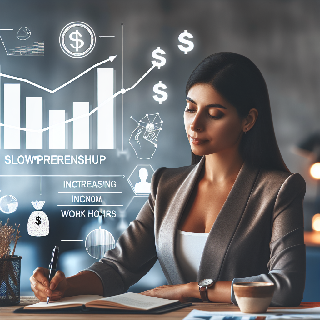 Les astuces d’une slowpreneuse pour augmenter vos revenus tout en diminuant votre temps de travail