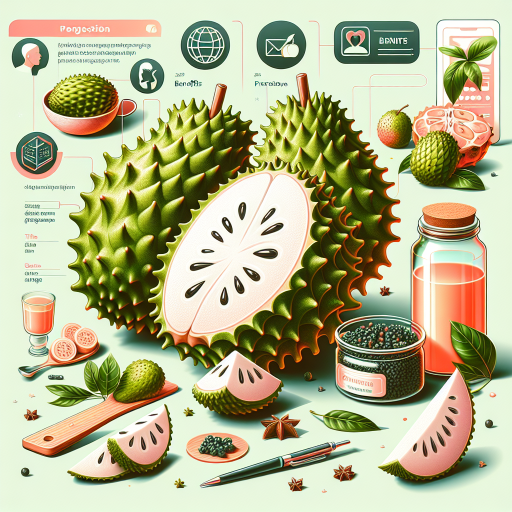 Corossol : bienfaits, utilisation et conseils pour profiter de ce fruit exotique en 2025